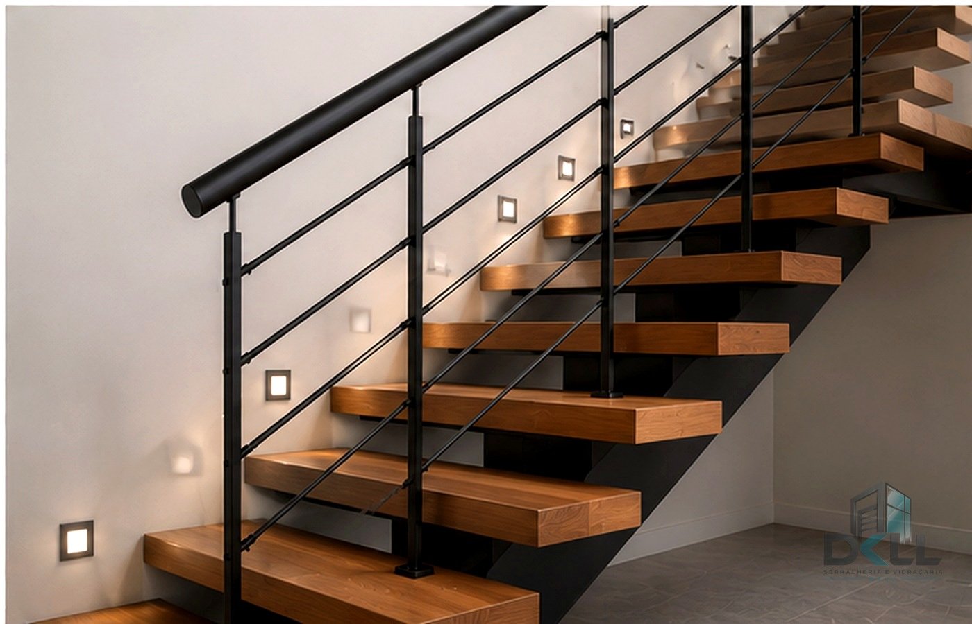 Escada interna contemporânea